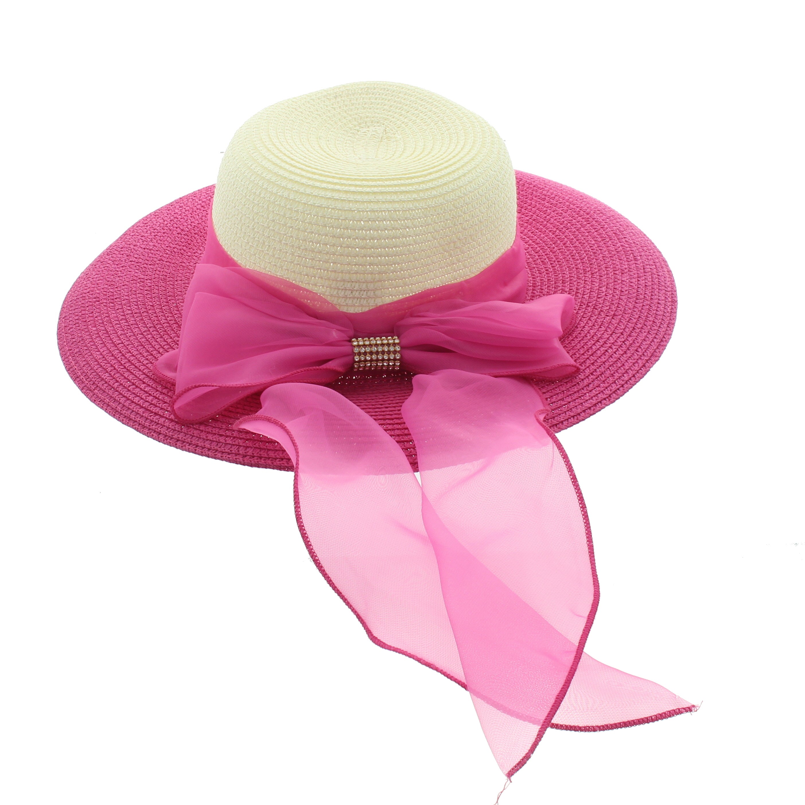 Colored Brim Sun Hat