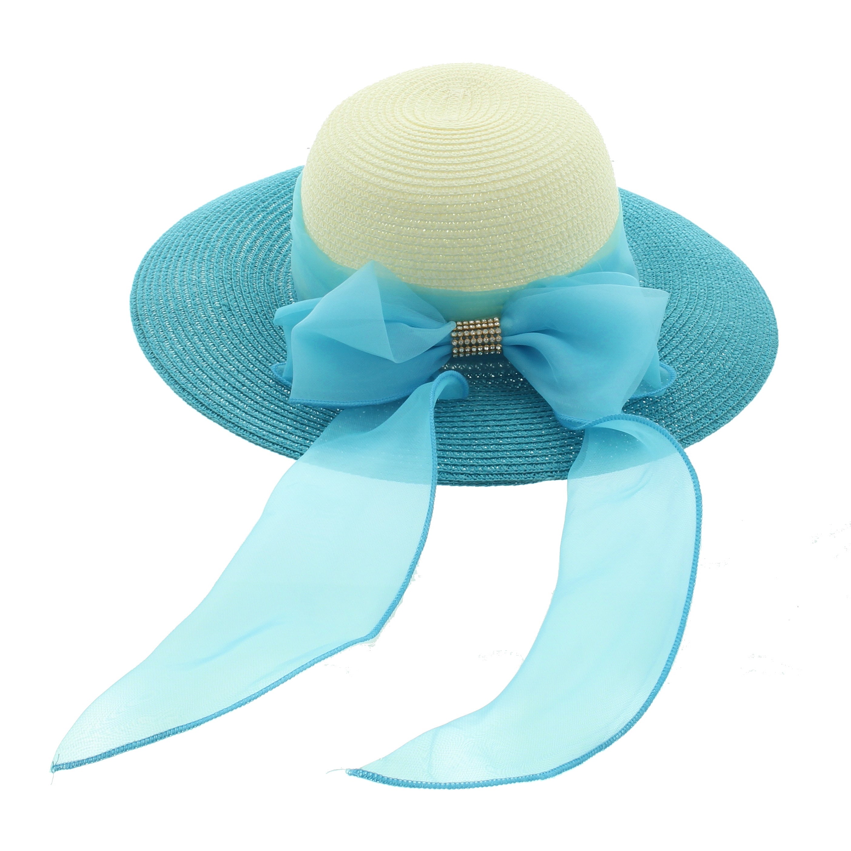 Colored Brim Sun Hat