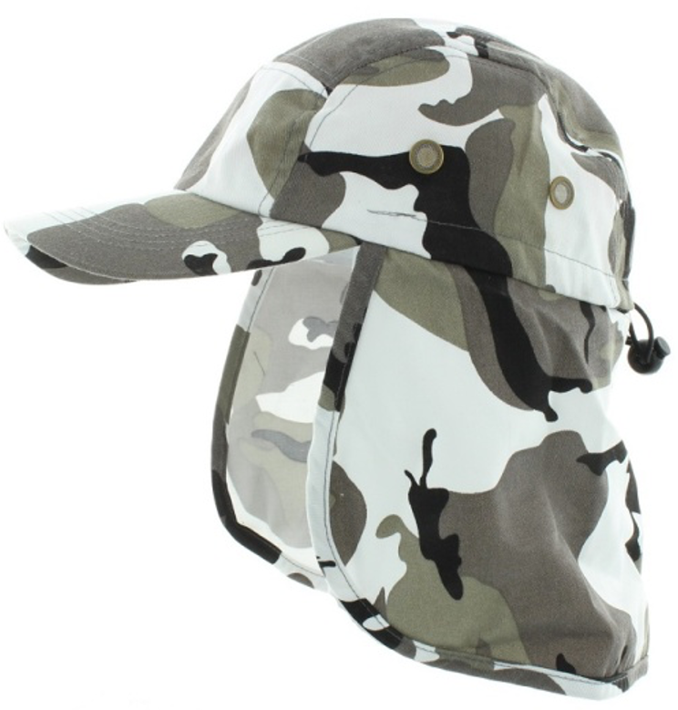 Sun Cap with Neck Flap