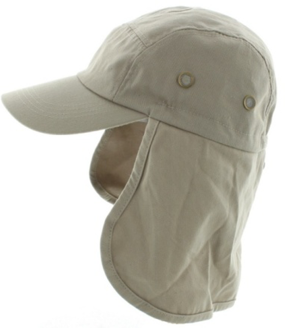 Sun Cap with Neck Flap