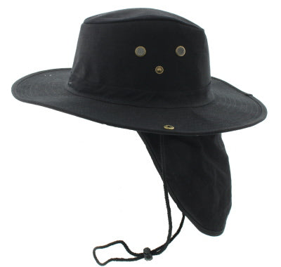 Bucket Hat with Neck Flap