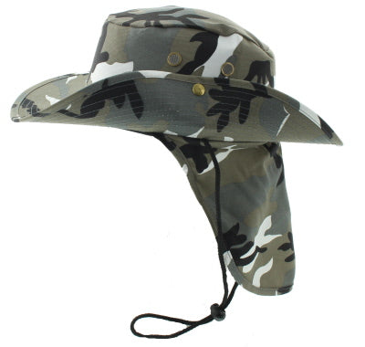 Bucket Hat with Neck Flap