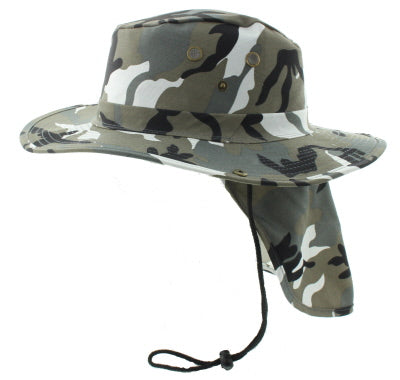 Bucket Hat with Neck Flap