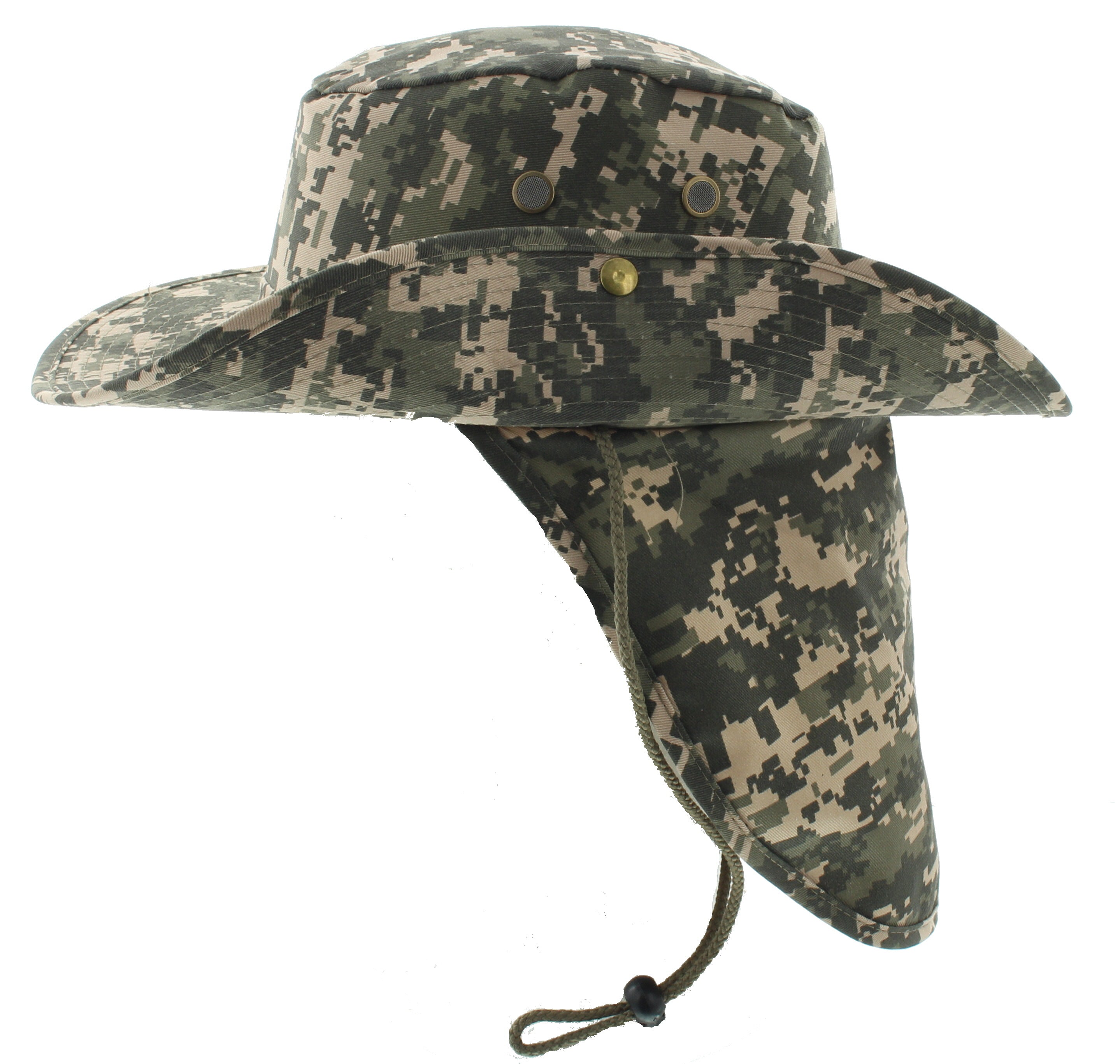 Bucket Hat with Neck Flap