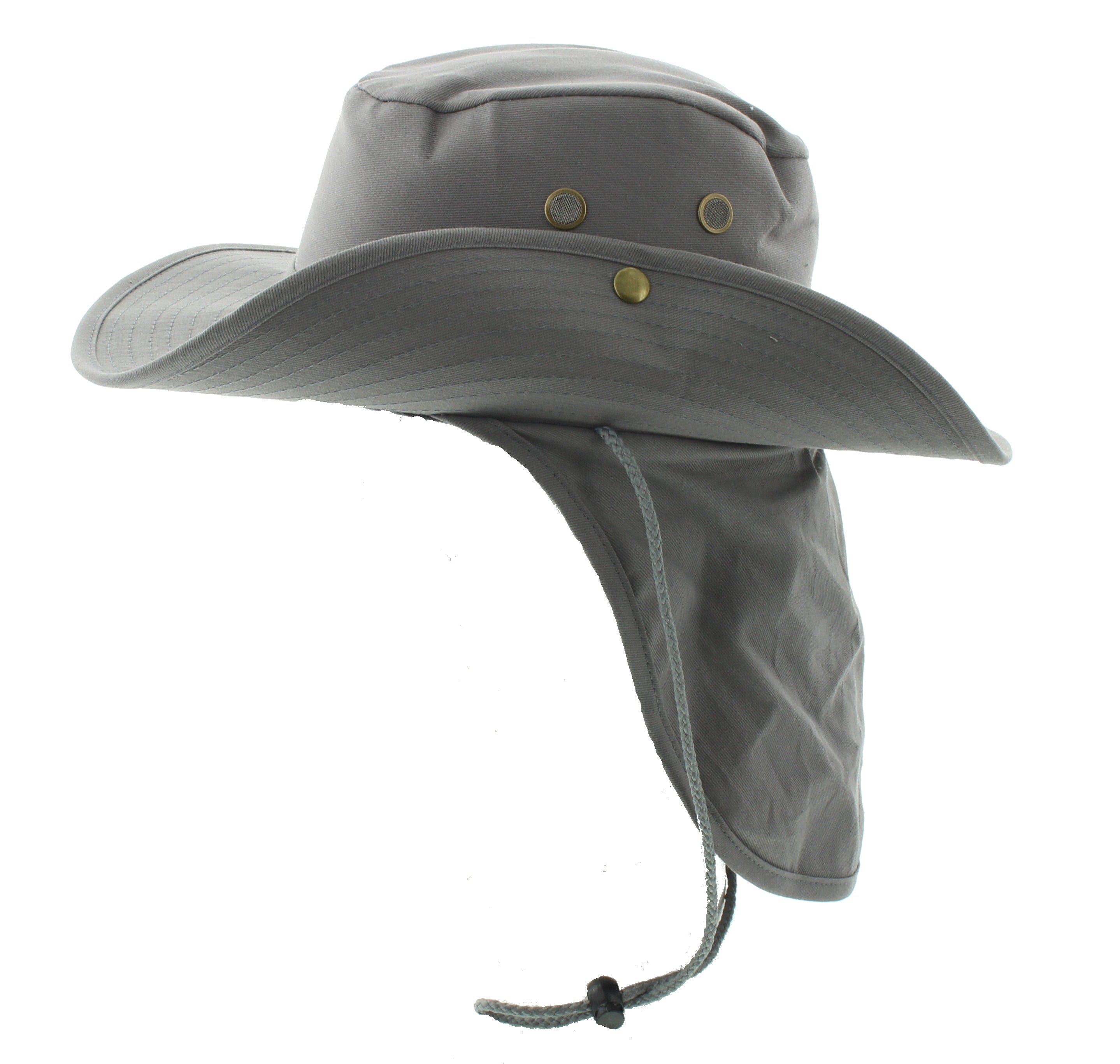 Bucket Hat with Neck Flap