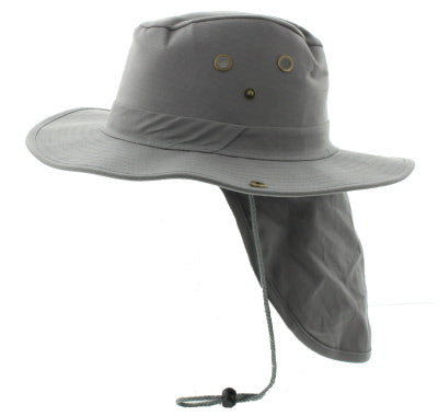 Bucket Hat with Neck Flap