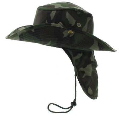 Bucket Hat with Neck Flap