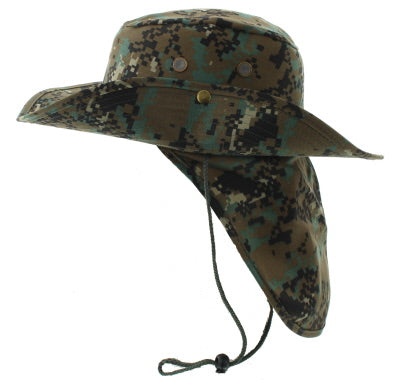 Bucket Hat with Neck Flap
