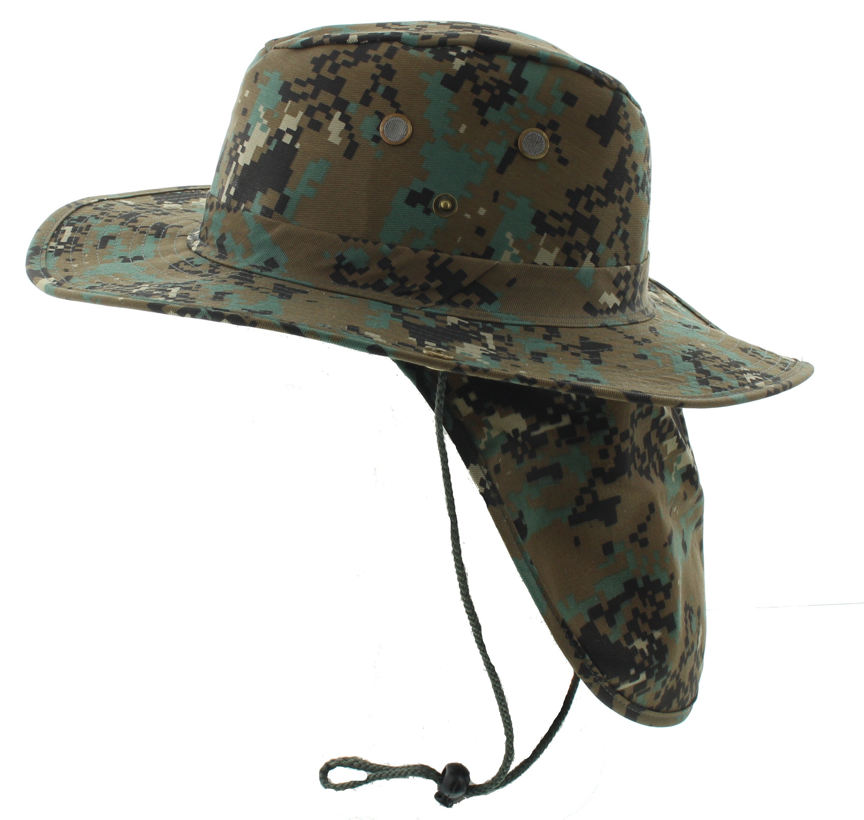Bucket Hat with Neck Flap