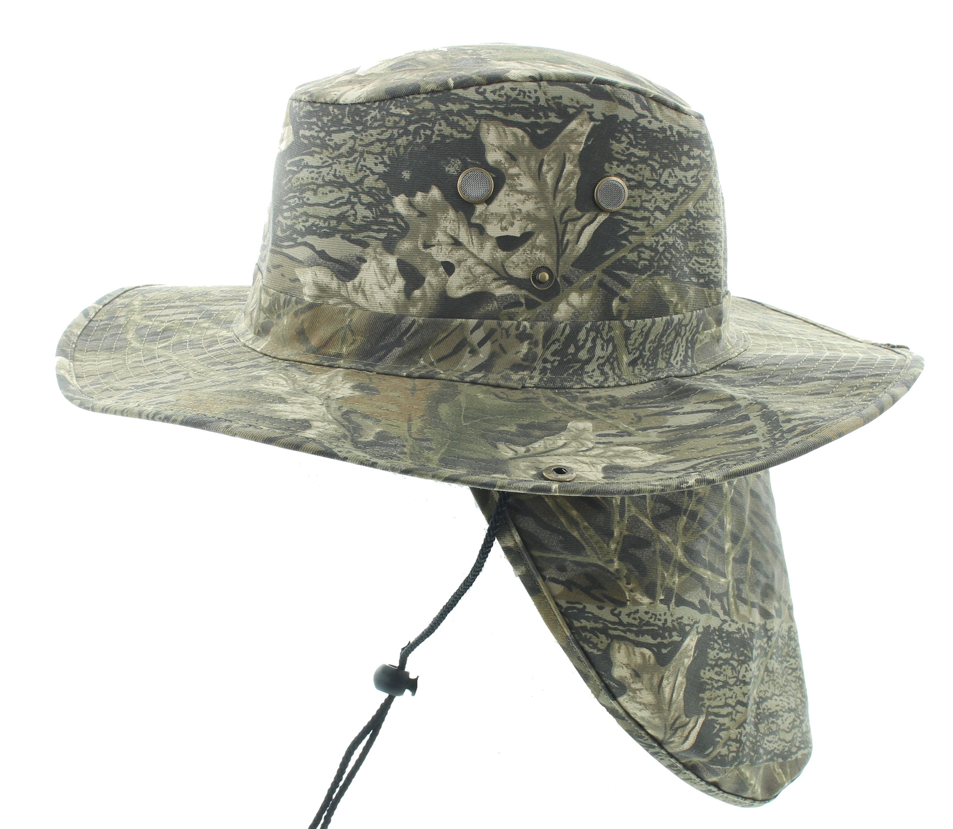 Bucket Hat with Neck Flap