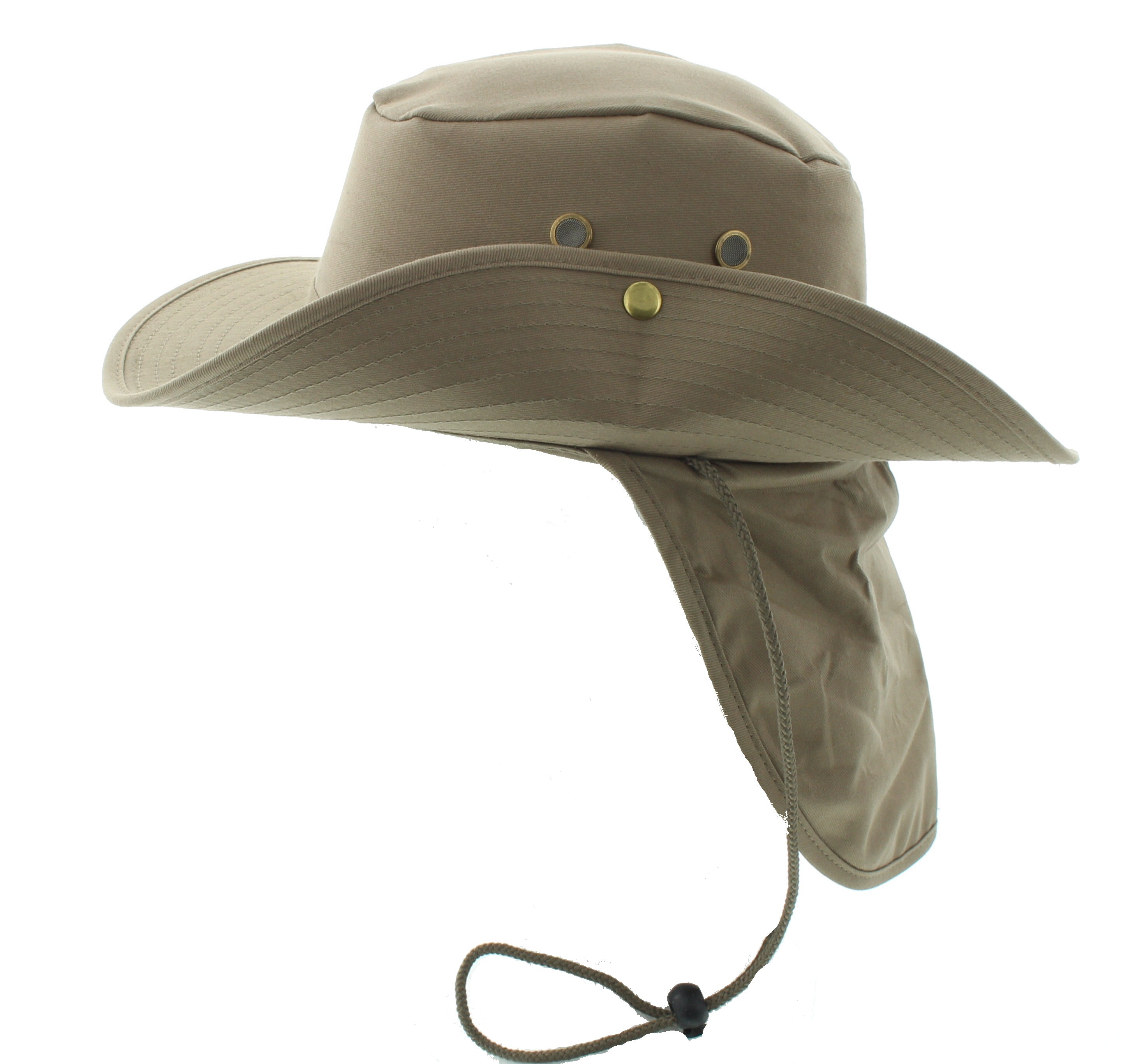 Bucket Hat with Neck Flap