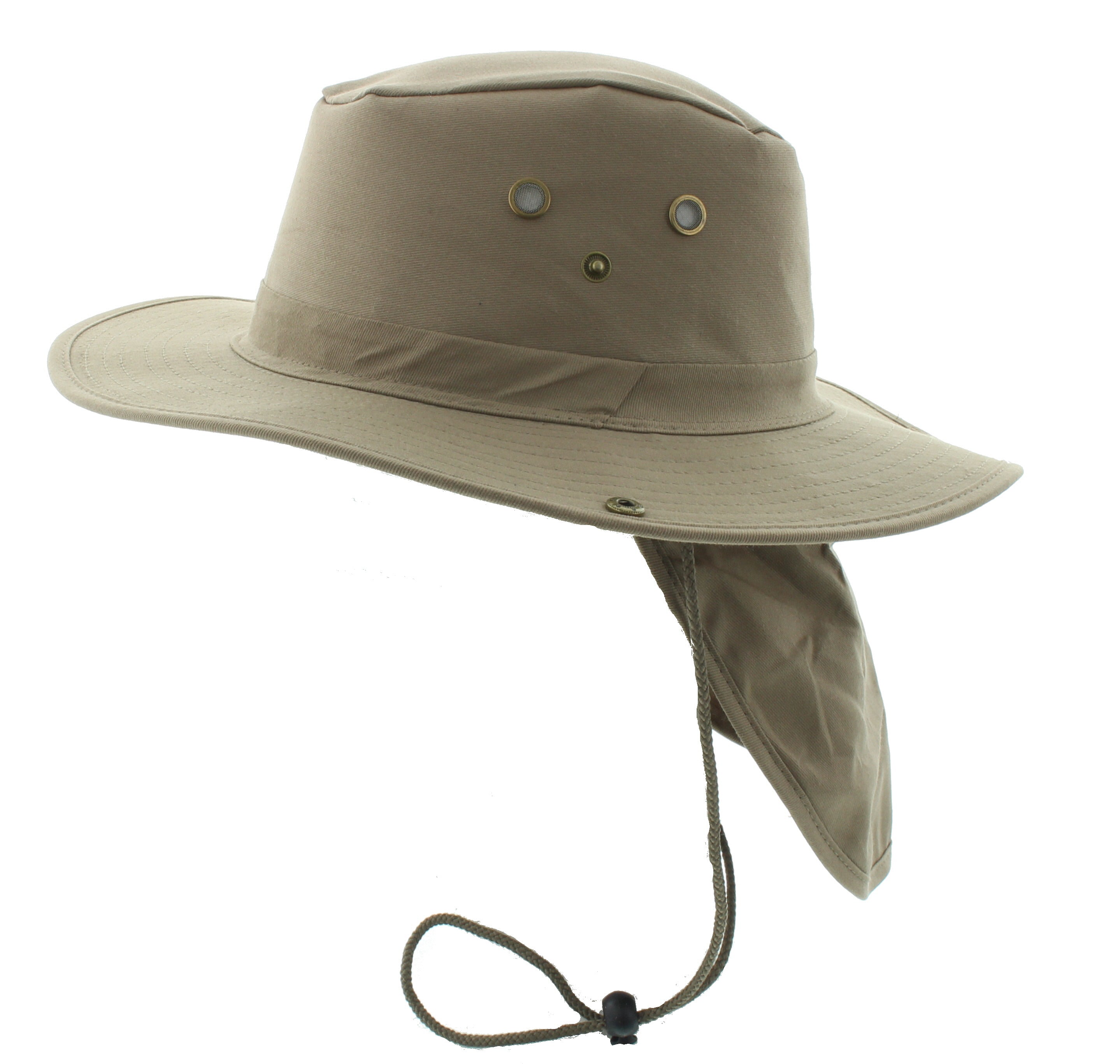 Bucket Hat with Neck Flap