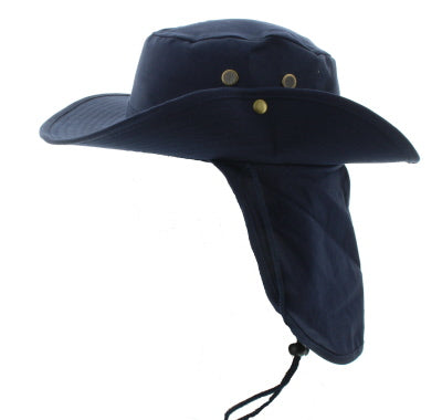Bucket Hat with Neck Flap