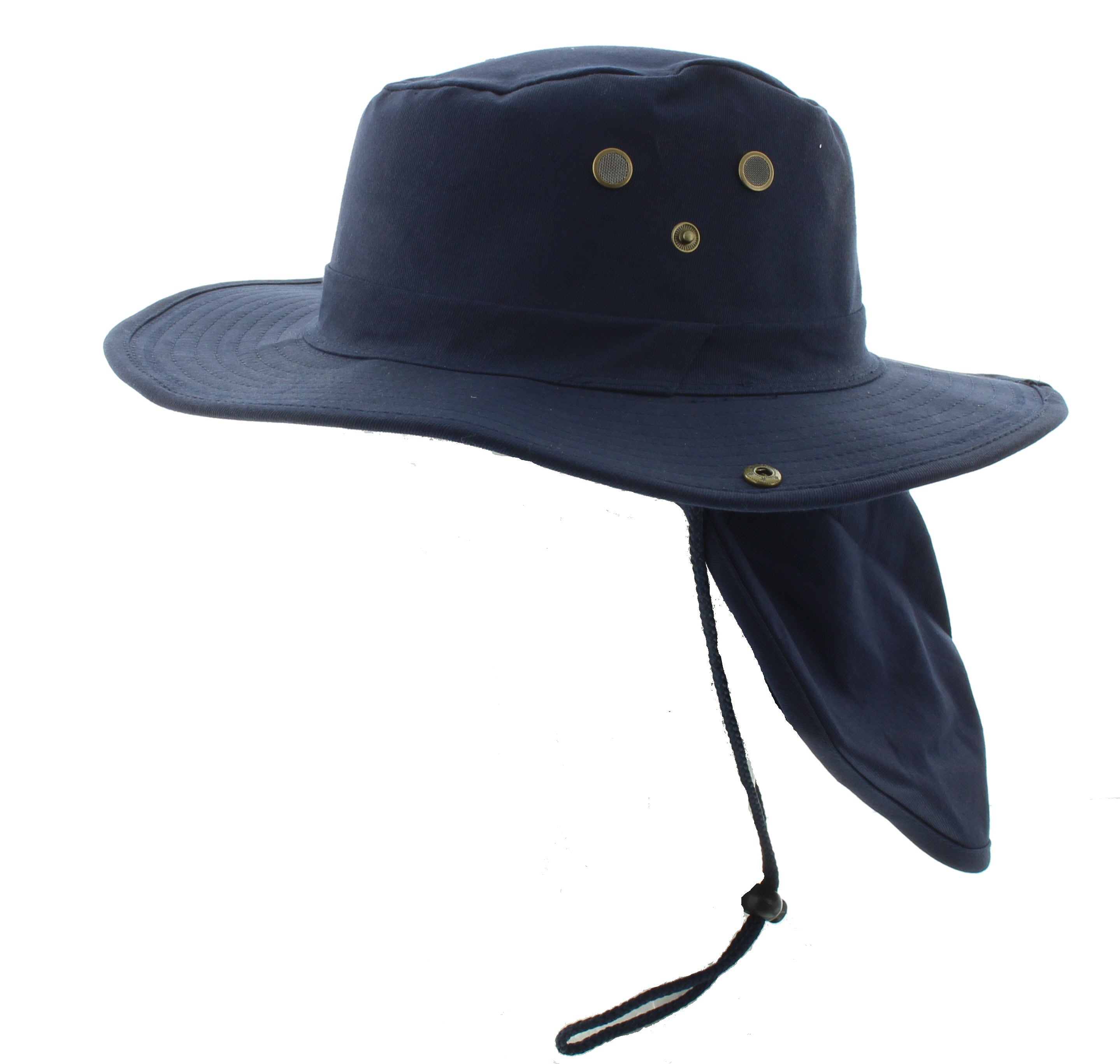 Bucket Hat with Neck Flap