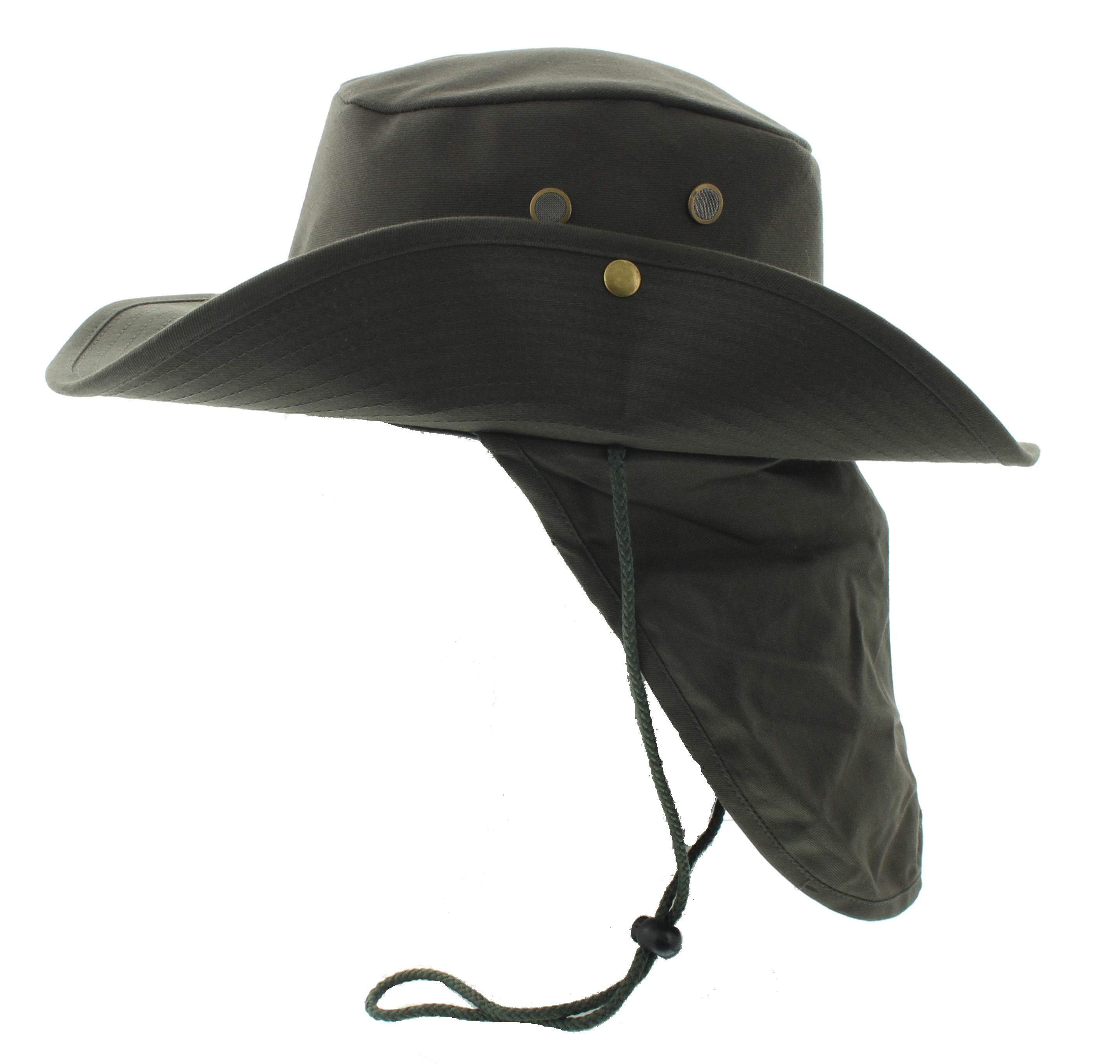 Bucket Hat with Neck Flap