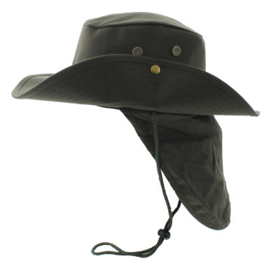 Bucket Hat with Neck Flap