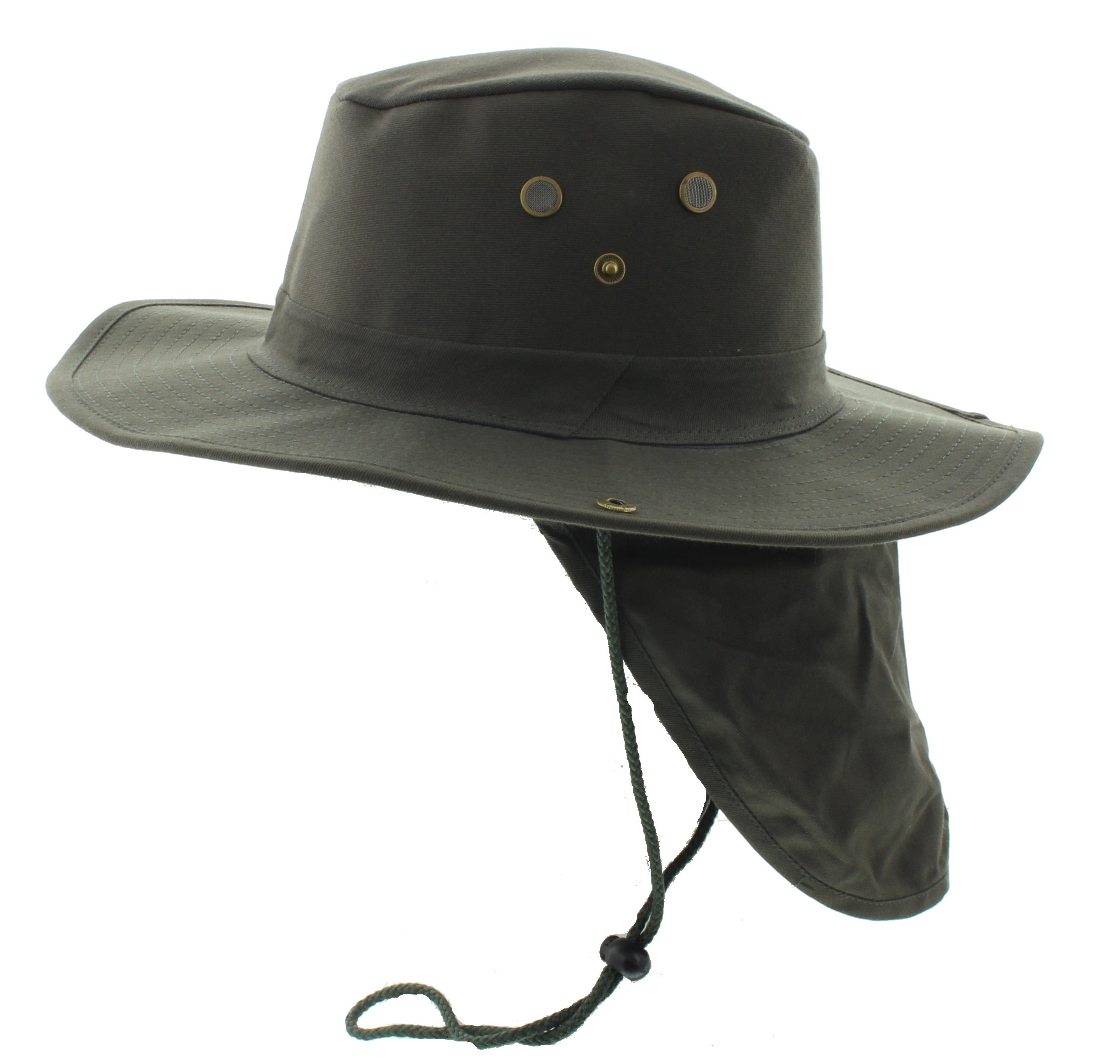 Bucket Hat with Neck Flap