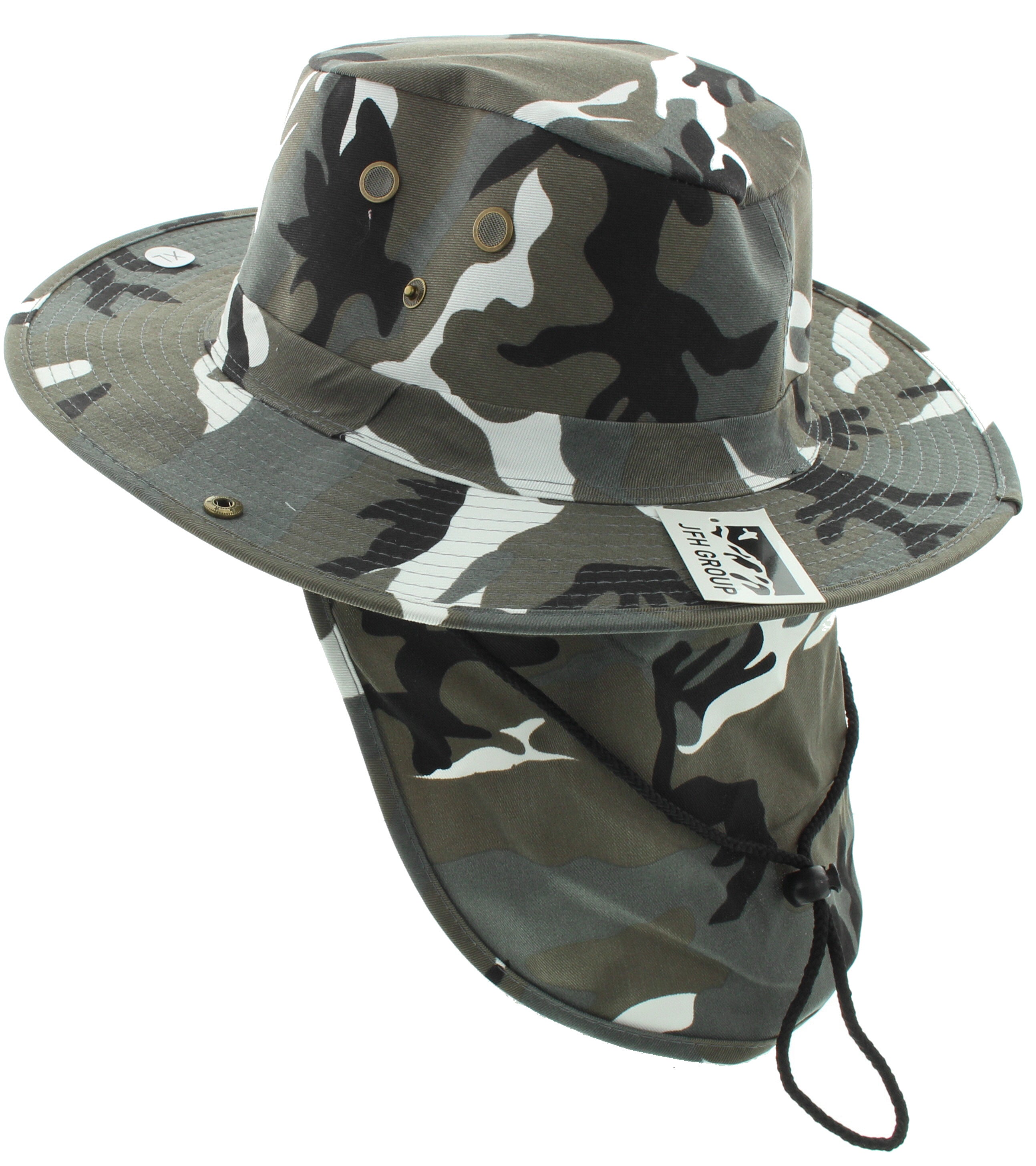 Bucket Hat with Neck Flap