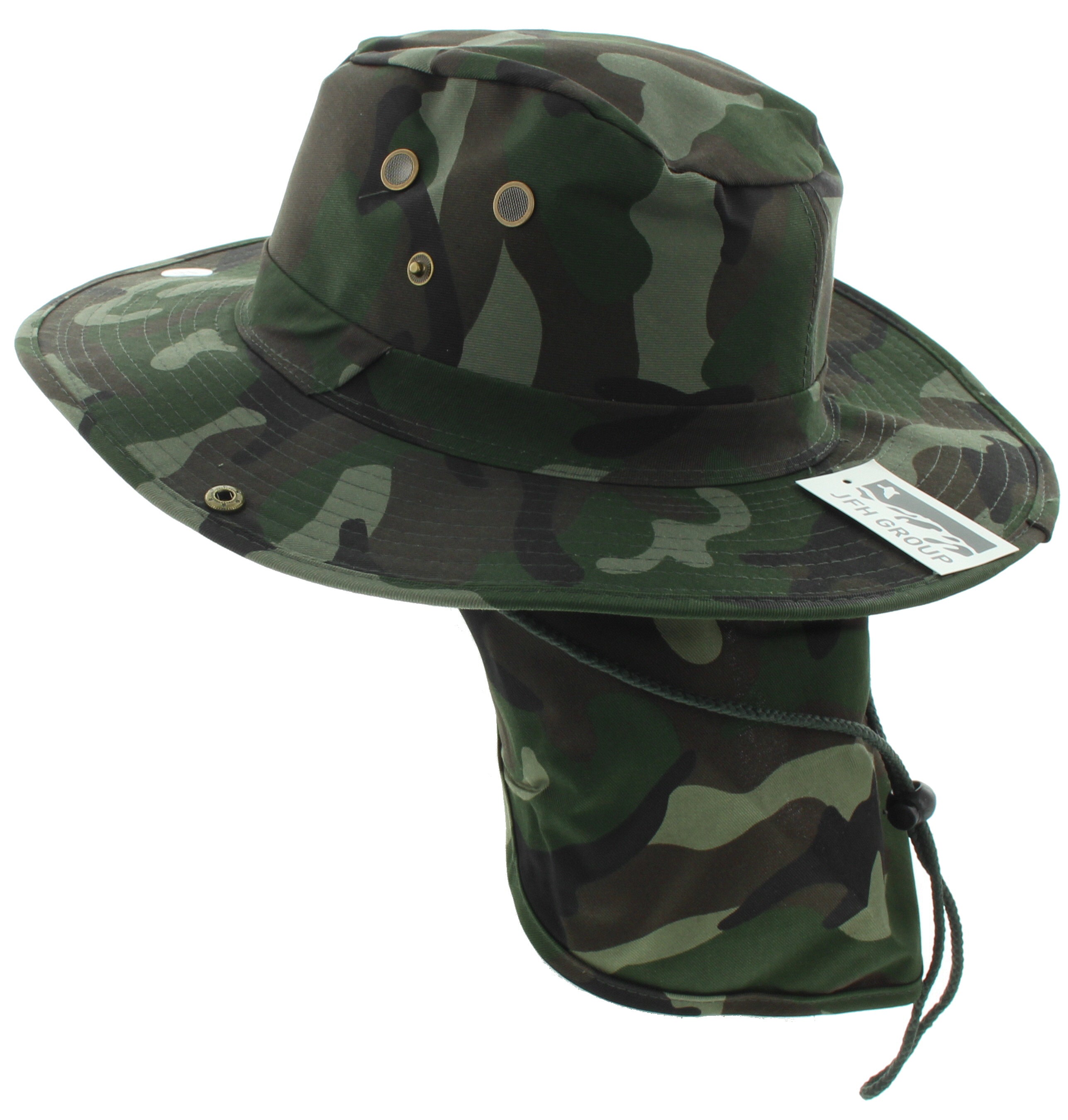 Bucket Hat with Neck Flap