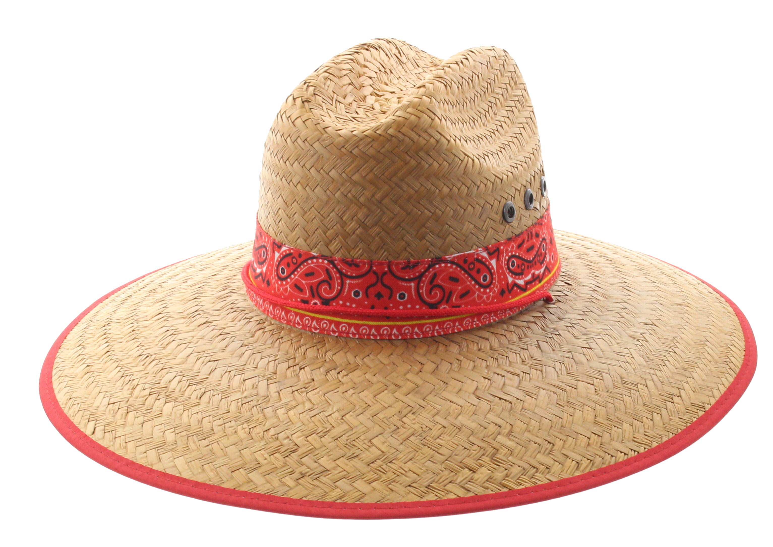 Paisley Straw Hat