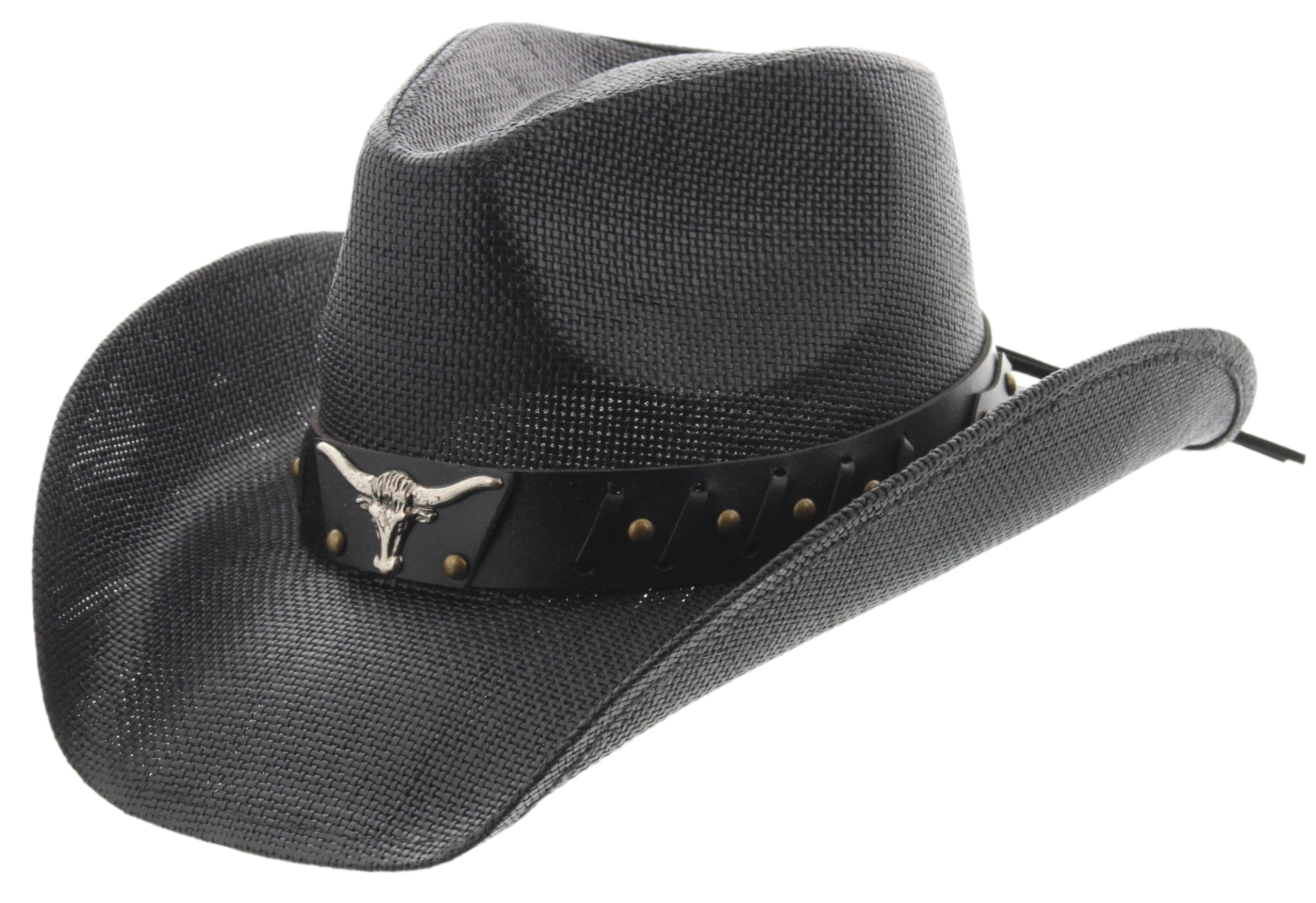 Black Bull Cowboy Hat