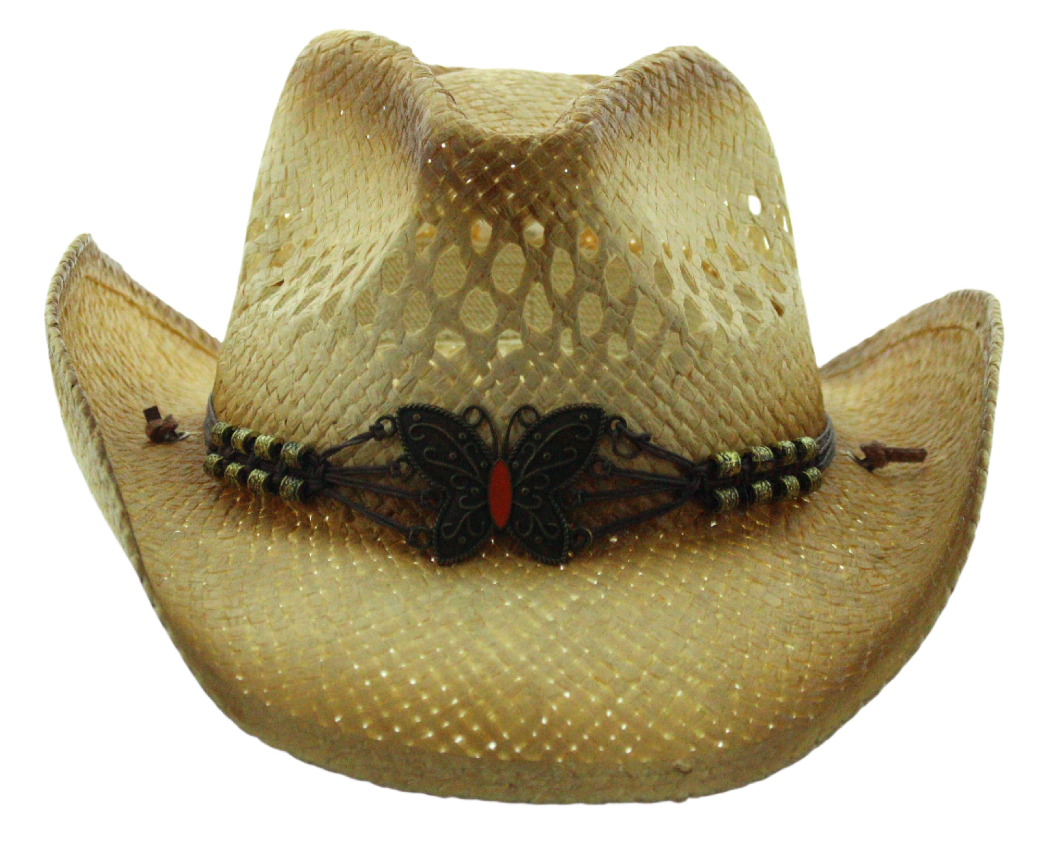 Sunset Butterfly Cowgirl Hat