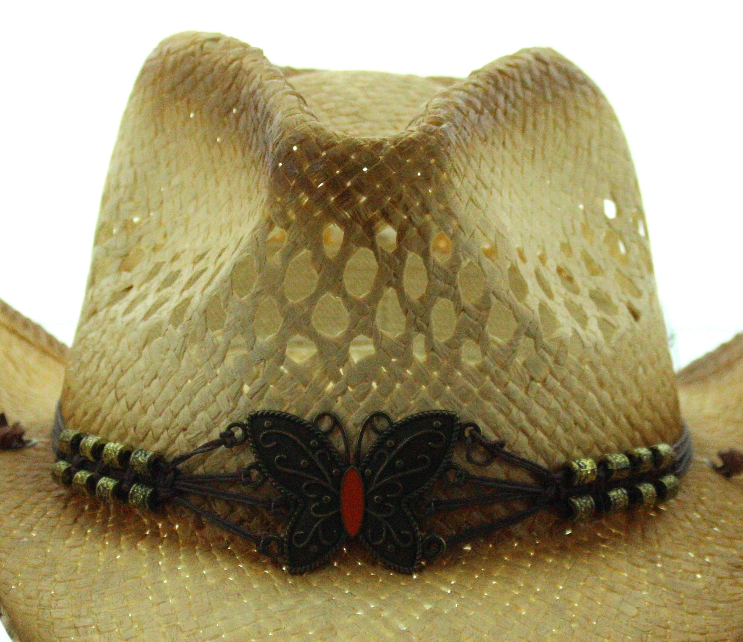 Sunset Butterfly Cowgirl Hat