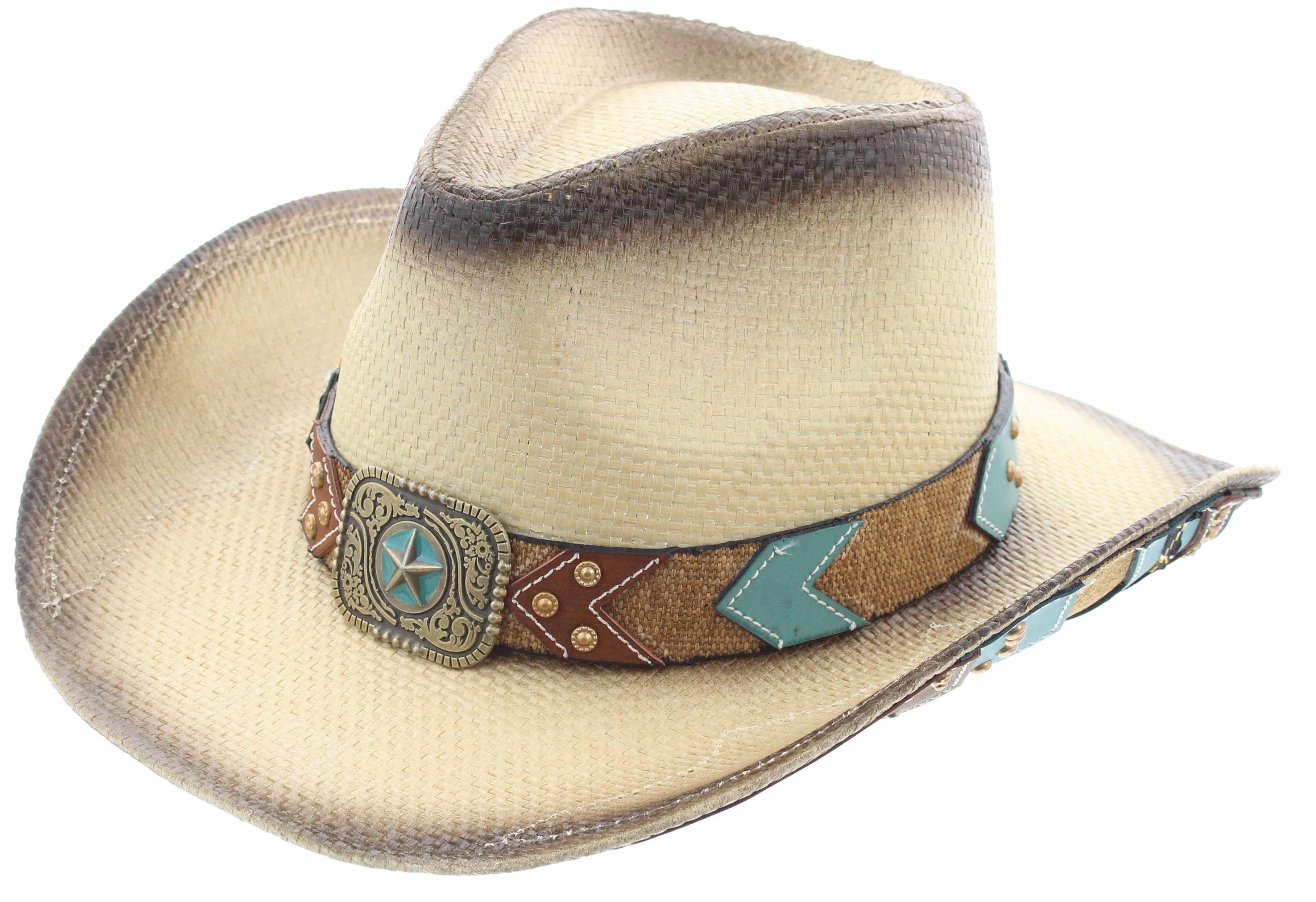 Turquoise Star Cowboy Hat