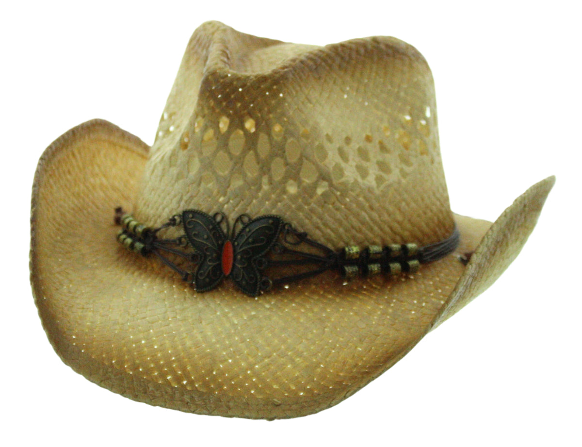 Sunset Butterfly Cowgirl Hat – JFH
